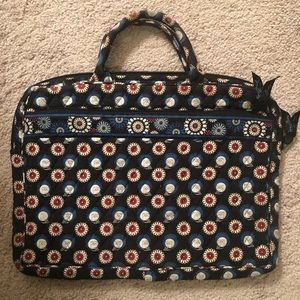 Vintage Vera Bradley Owl print laptop case.